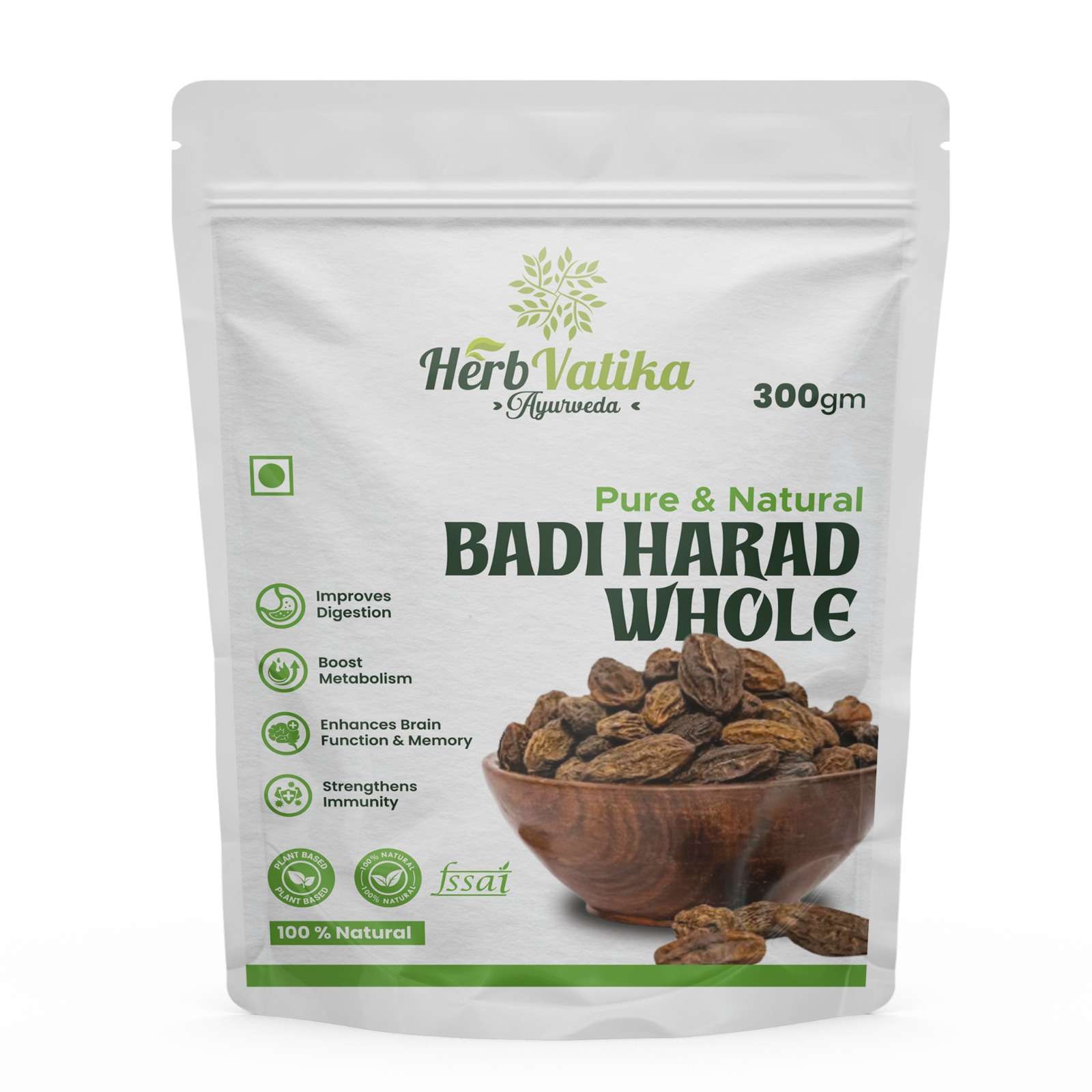 Buy Haritaki Powder Online In India - Herb Vatika Ayurveda